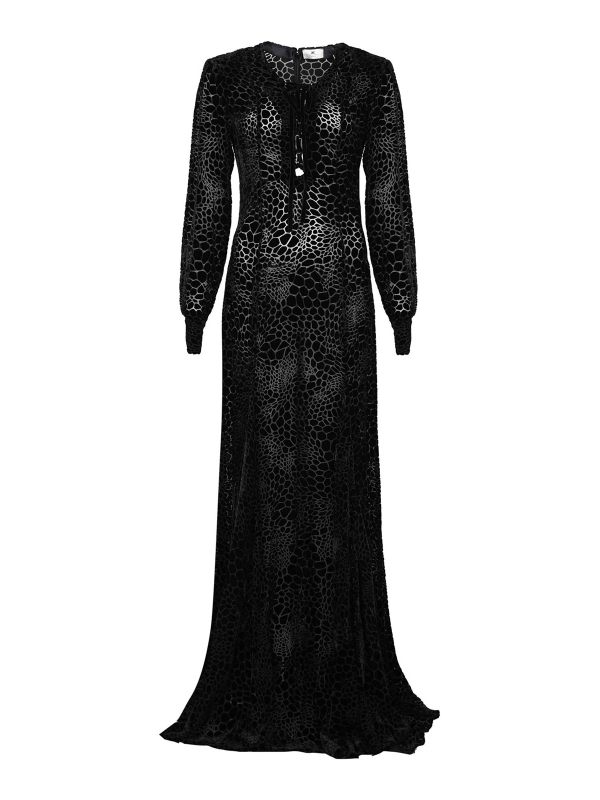 Elisabetta Franchi Robe De Soirée - Noir