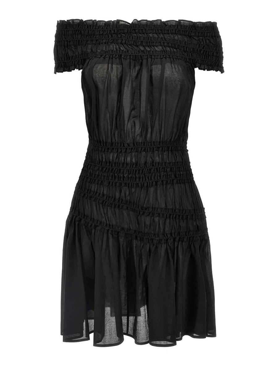 Tory Burch Robe Au Genou - Noir
