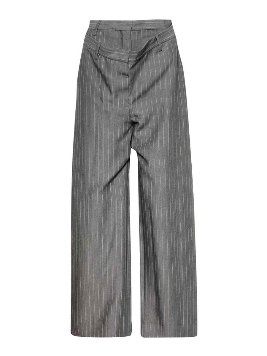 Acne Studios Pantalons Décontractés - Gris