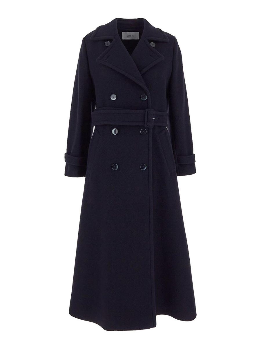 Lardini Manteau Court - Noir