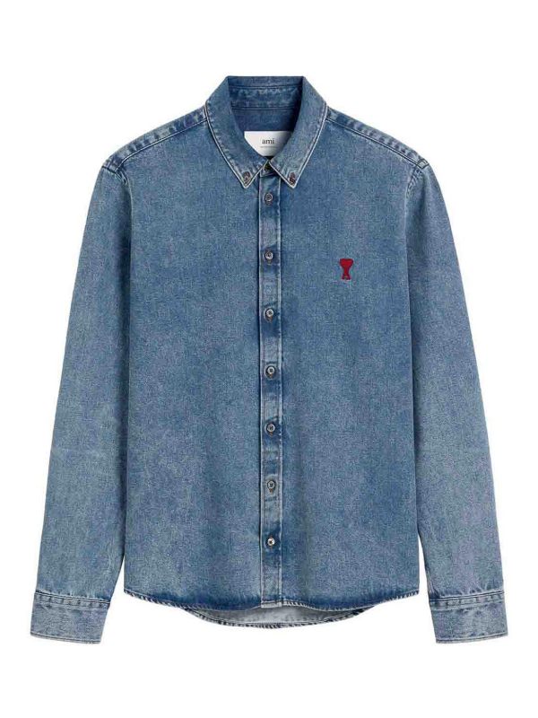 Ami Paris Chemise - Bleu