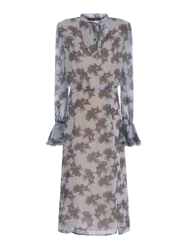 Rotate Birger Christensen Maxi Robe - Bleu Clair