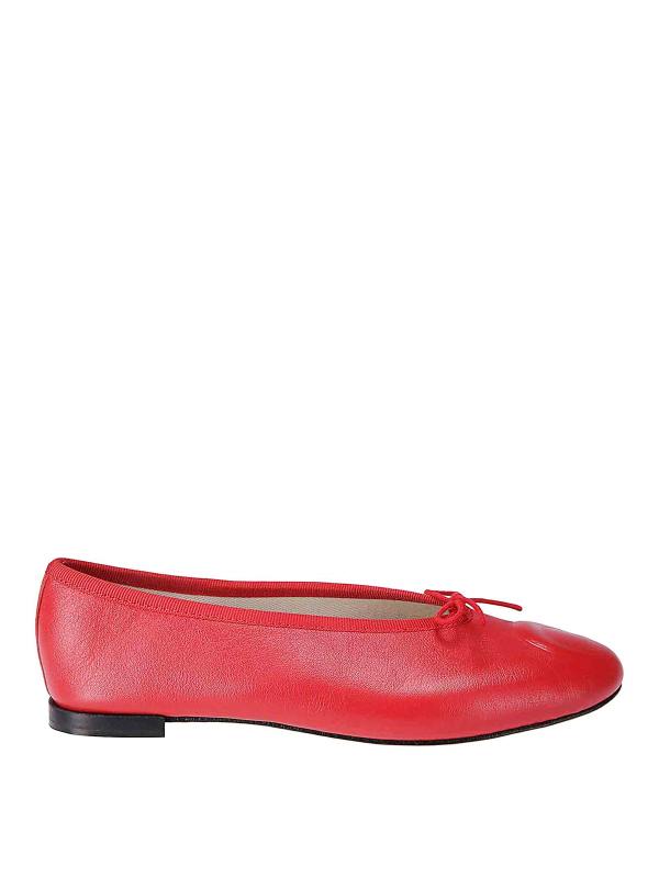 Marine Serre Ballerines - Rouge Brun