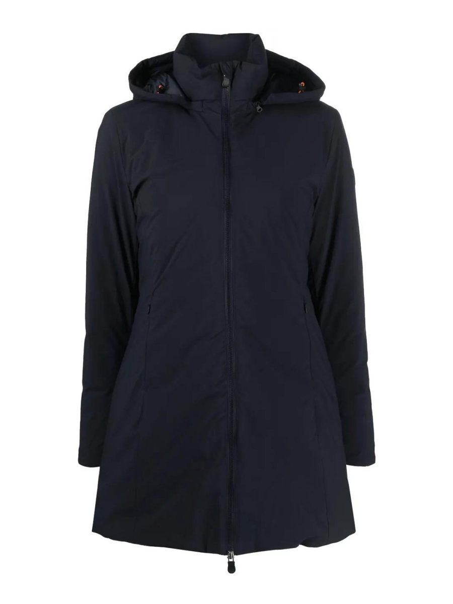 Save the Duck Manteau Au Genou - Bleu