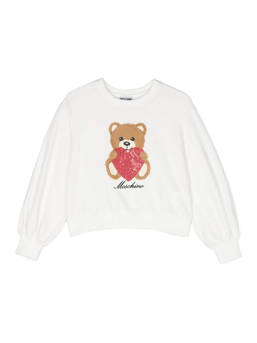 Moschino Kids Pantalons Décontractés - Blanc