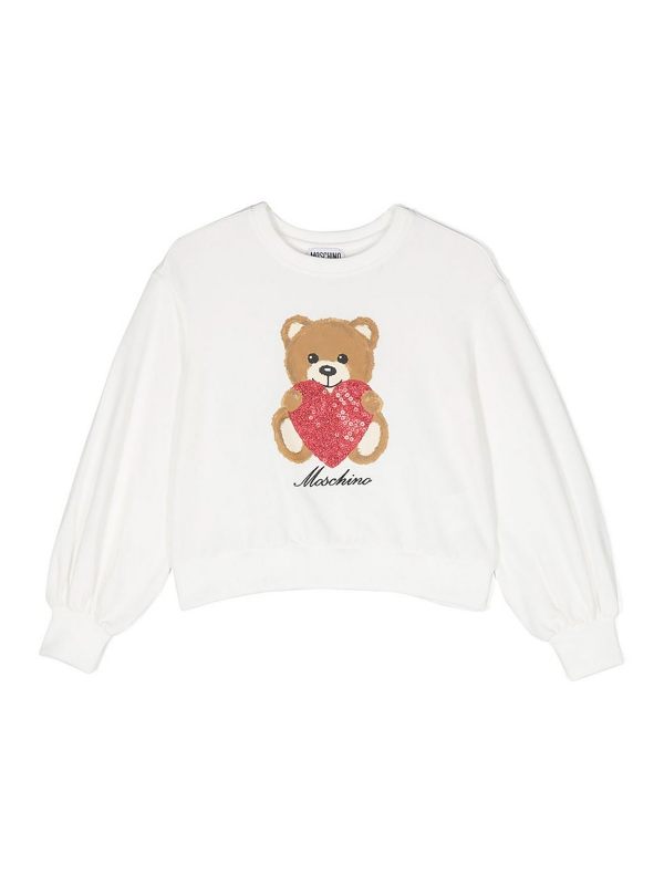 Moschino Kids Pantalons Décontractés - Blanc