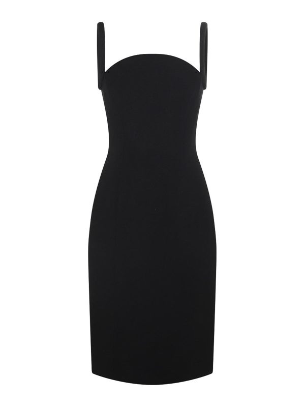 Versace Robe Au Genou - Noir