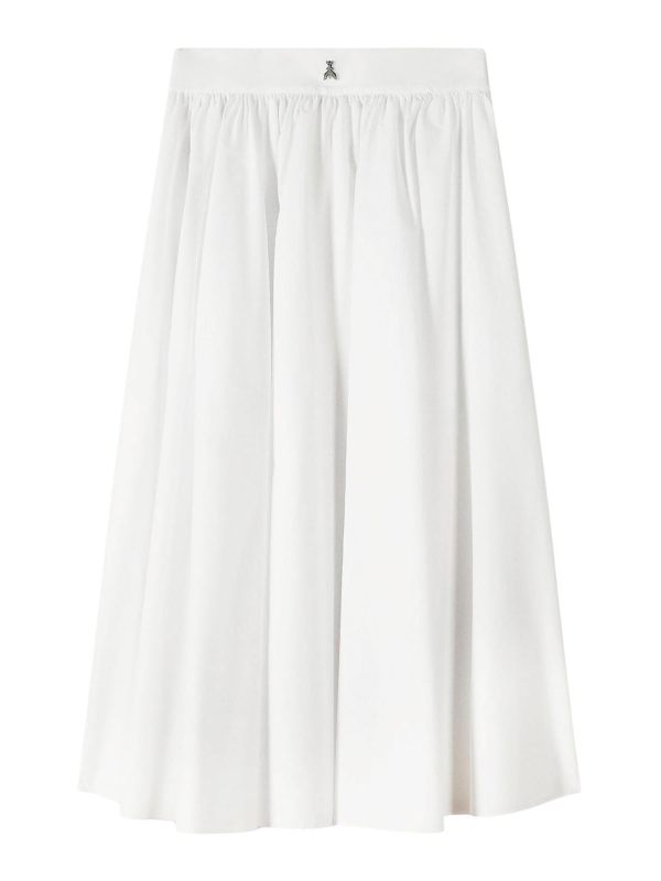 Patrizia Pepe Jupe Midi - Blanc