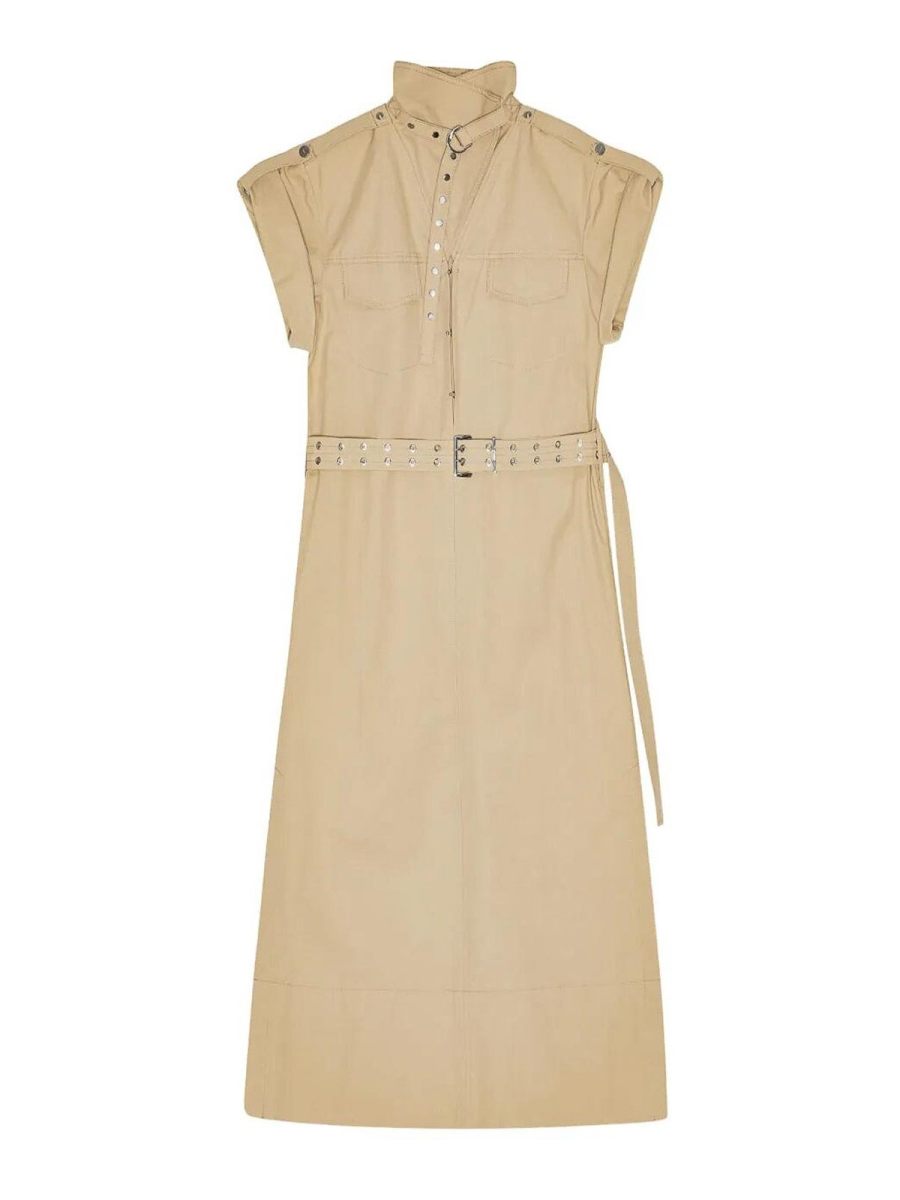 Ganni Maxi Robe - Beige