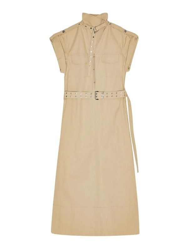 Ganni Maxi Robe - Beige
