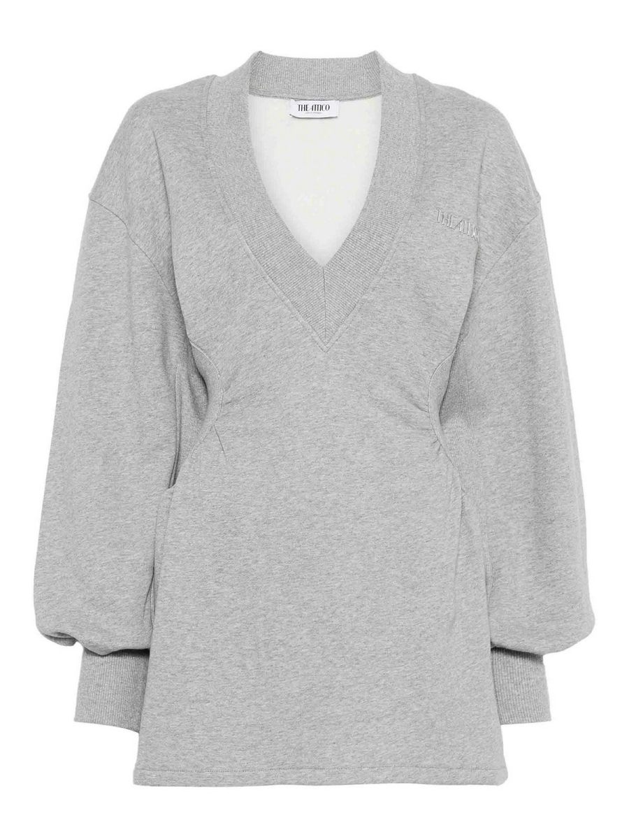 The Attico Robe Courte - Gris
