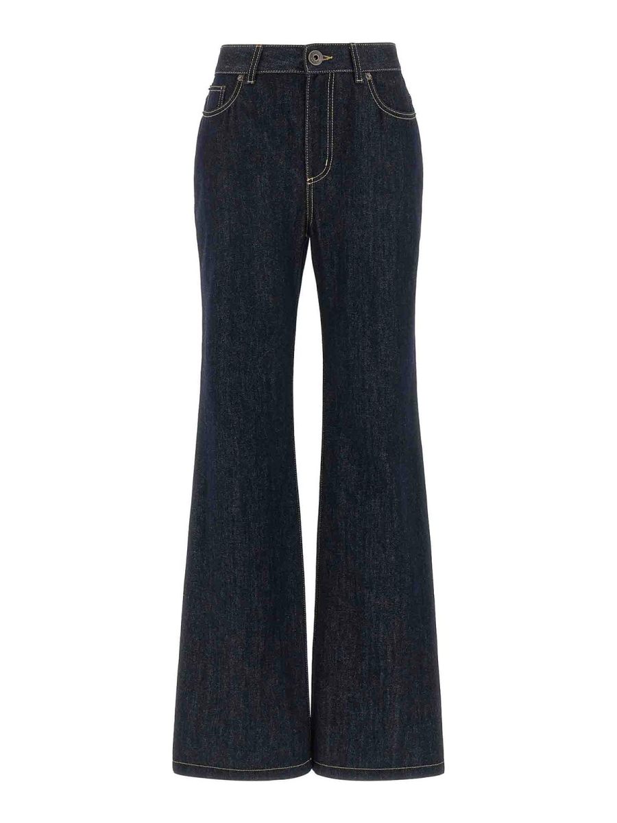 Alexander Mcqueen Jean Bootcut - Bleu