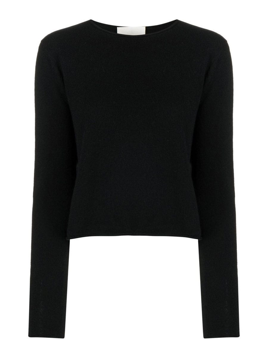 Lisa Yang Pull Col Rond - Noir