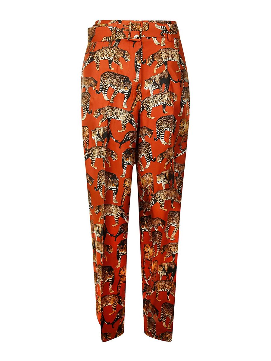 Alberto Biani Pantalons Décontractés - Rouge