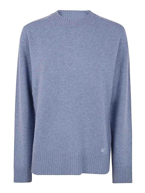 Loulou Studio Pull Col Rond - Bleu