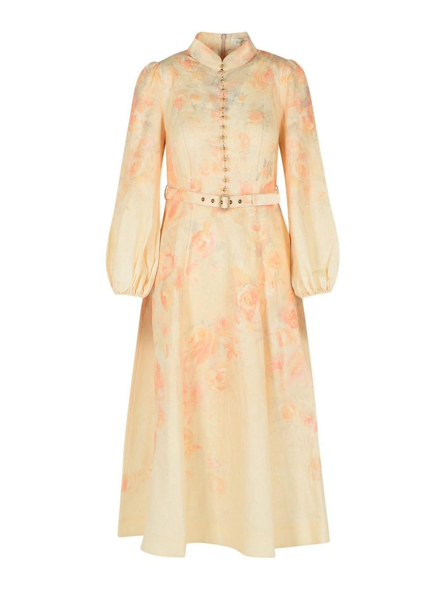 Zimmermann Robe Au Genou - Couleur Chair
