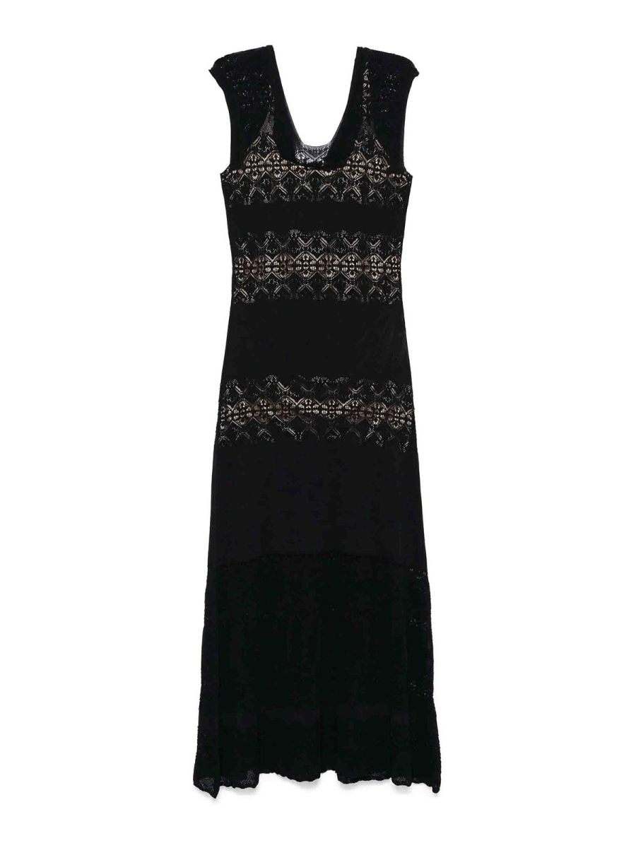 Twinset Robe Au Genou - Noir
