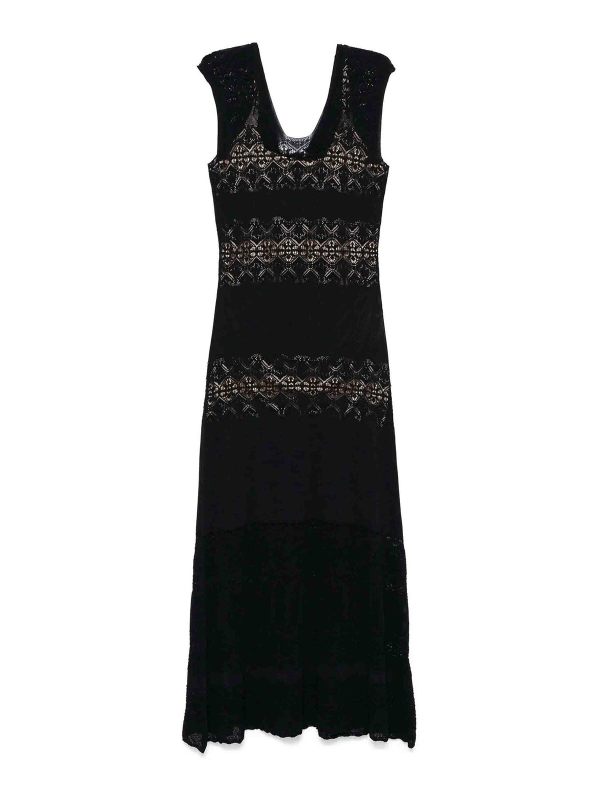 Twinset Robe Au Genou - Noir
