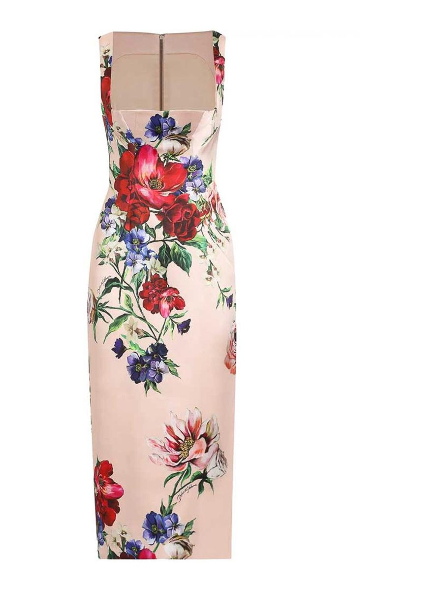 Dolce & Gabbana Robe Au Genou - Beige