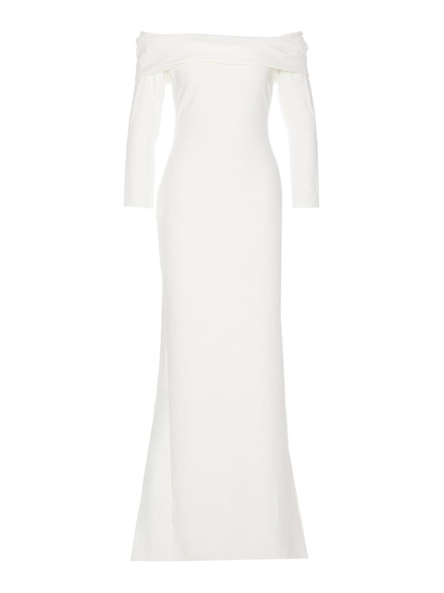 Solace London Maxi Robe - Blanc
