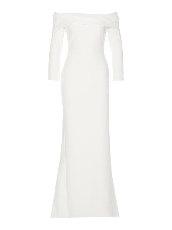 Solace London Maxi Robe - Blanc