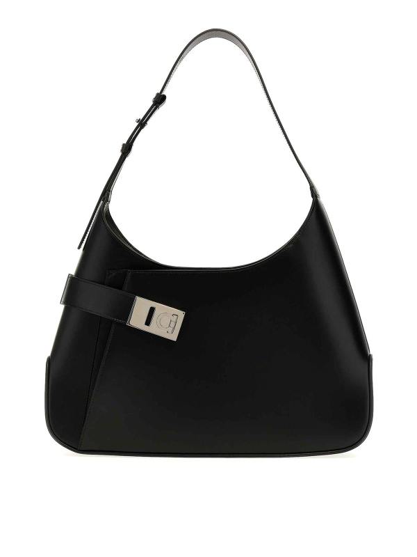 Ferragamo Sac Porté Épaule - Noir