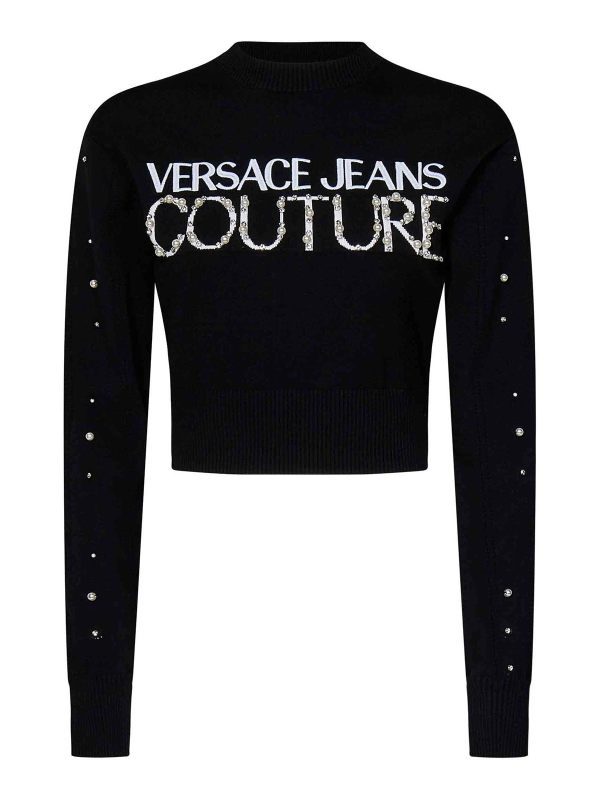 Versace Jeans Couture Pull Col Rond - Noir