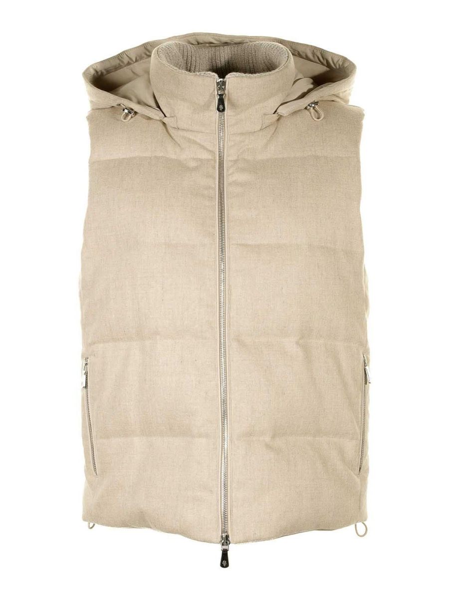 Eleventy Blouson Rembourré - Beige