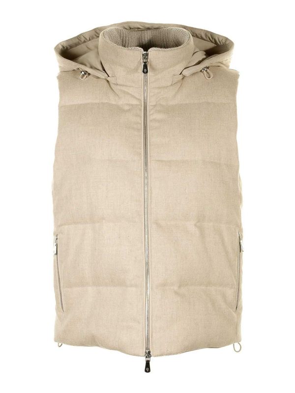Eleventy Blouson Rembourré - Beige