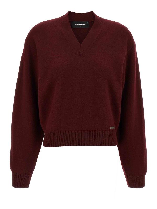 Dsquared2 Cardigan - Rouge Brun