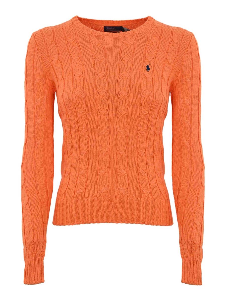 Polo Ralph Lauren Pull Col Rond - Orange