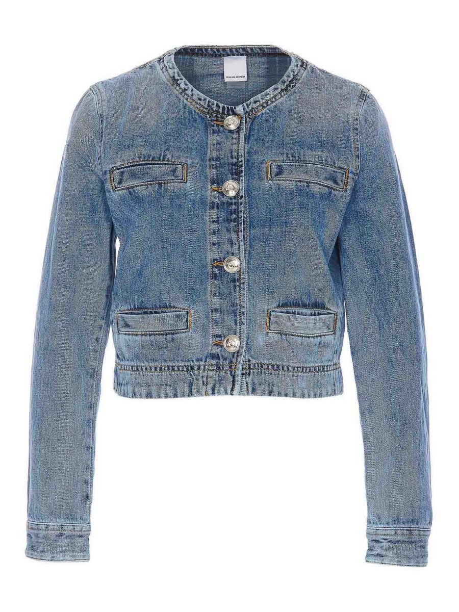 Pinko Veste En Jean - Bleu