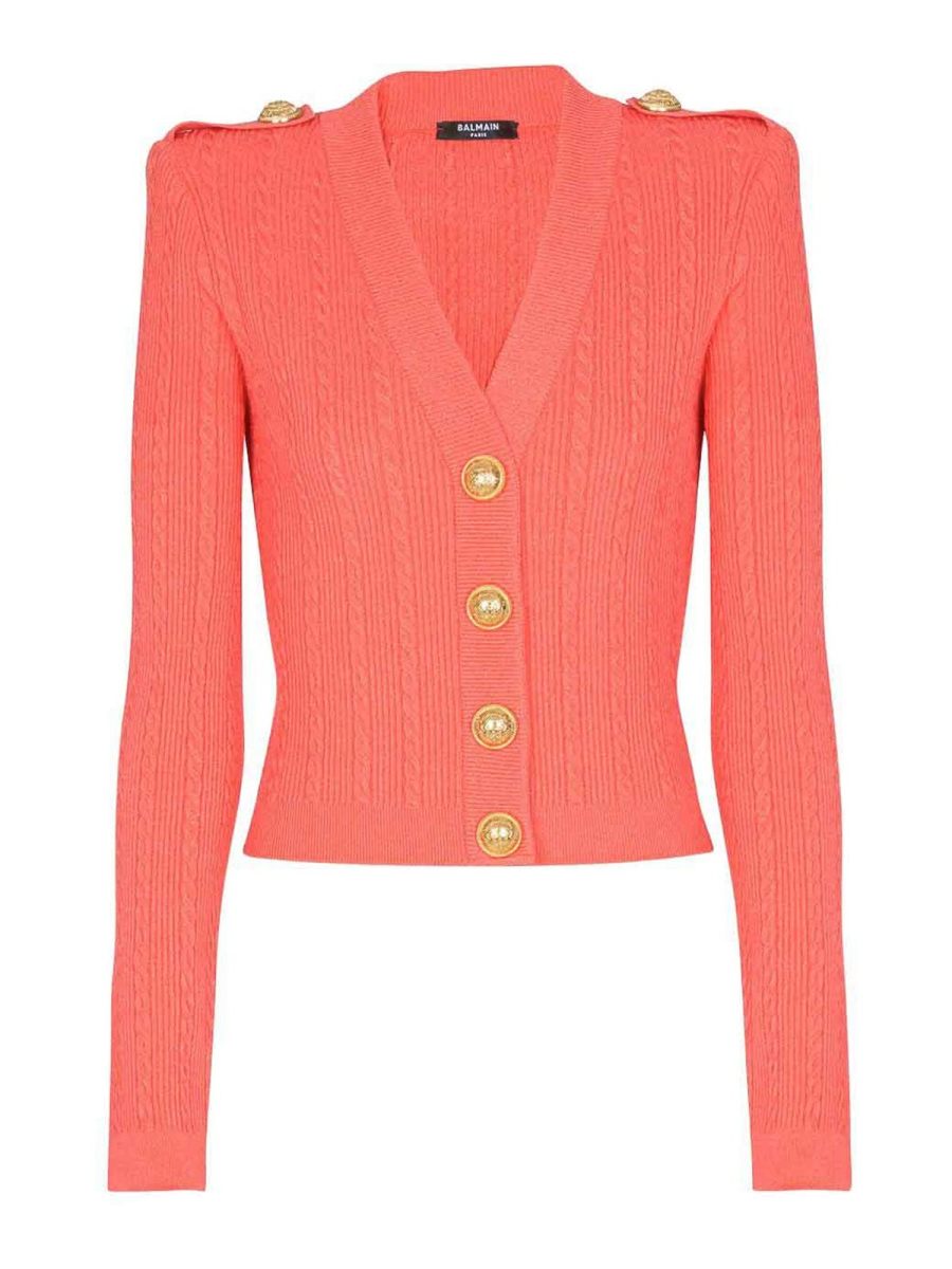 Balmain Cardigan - Orange