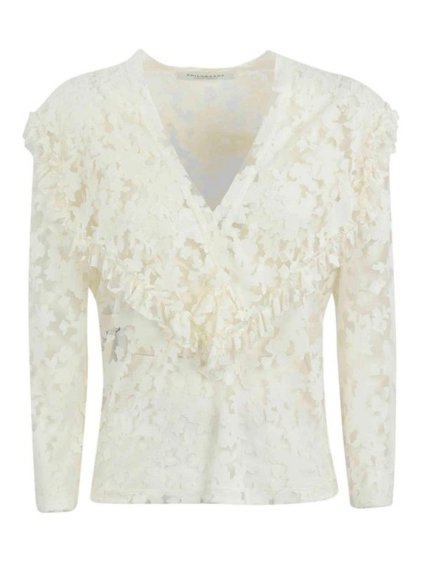 Philosophy di Lorenzo Serafini Chemise - Blanc