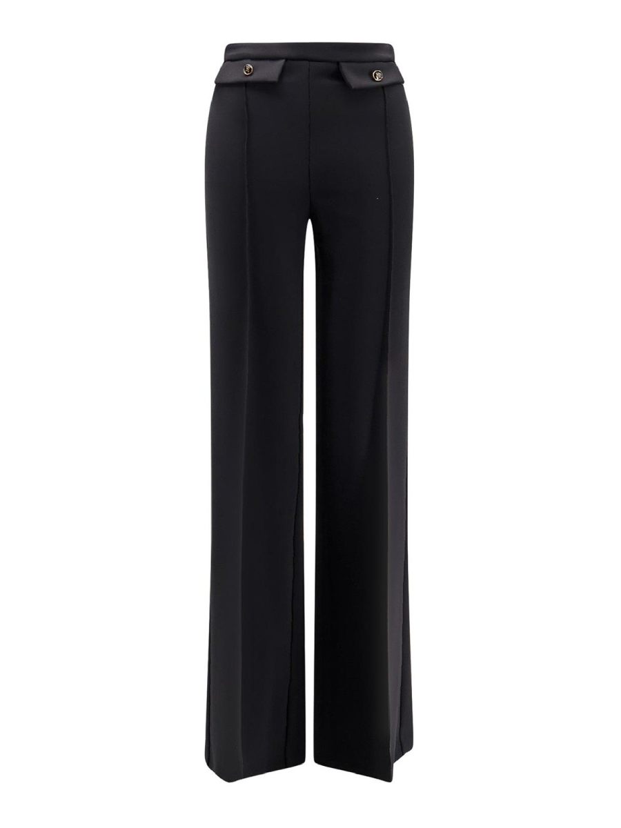 Elisabetta Franchi Pantalons Décontractés - Noir