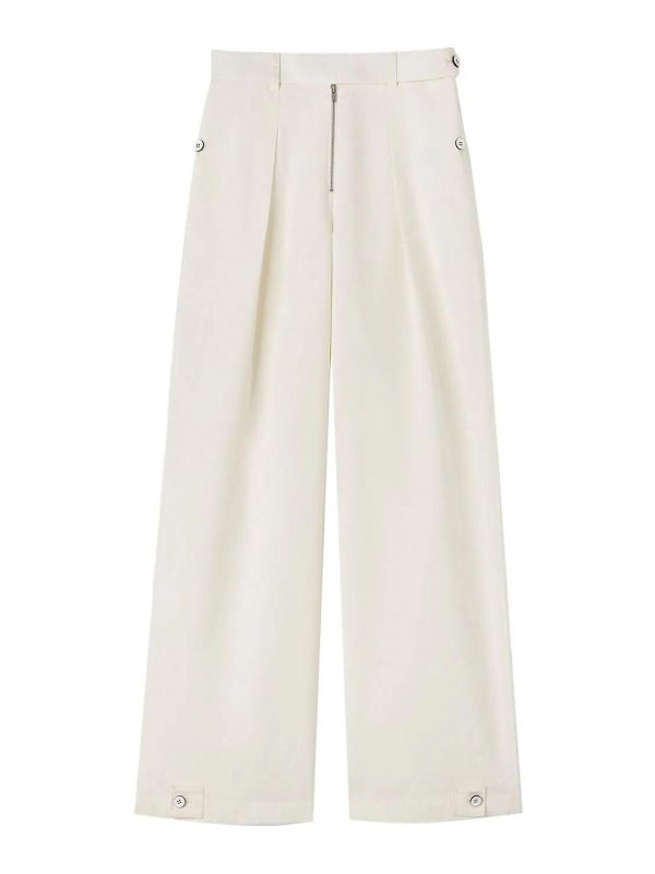 Jil Sander Pantalons Décontractés - Blanc