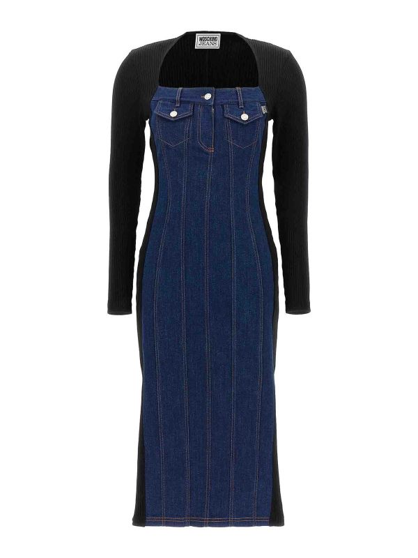 Moschino Jeans Robe Au Genou