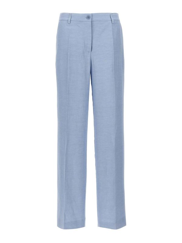 P. A.R. O.S. H. Pantalons Décontractés - Bleu Clair