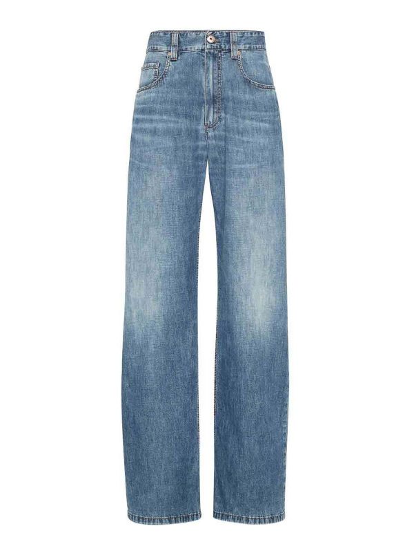 Brunello Cucinelli Jean Bootcut - Bleu