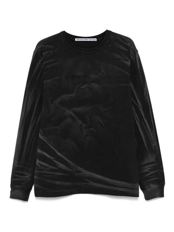Alexander Wang Pull Col Rond - Noir
