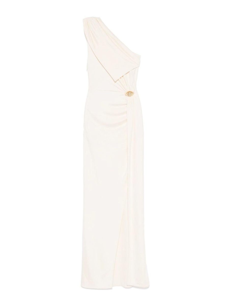 Elisabetta Franchi Robe Au Genou - Blanc