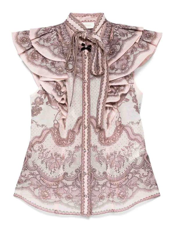 Zimmermann Blouse - Couleur Chair