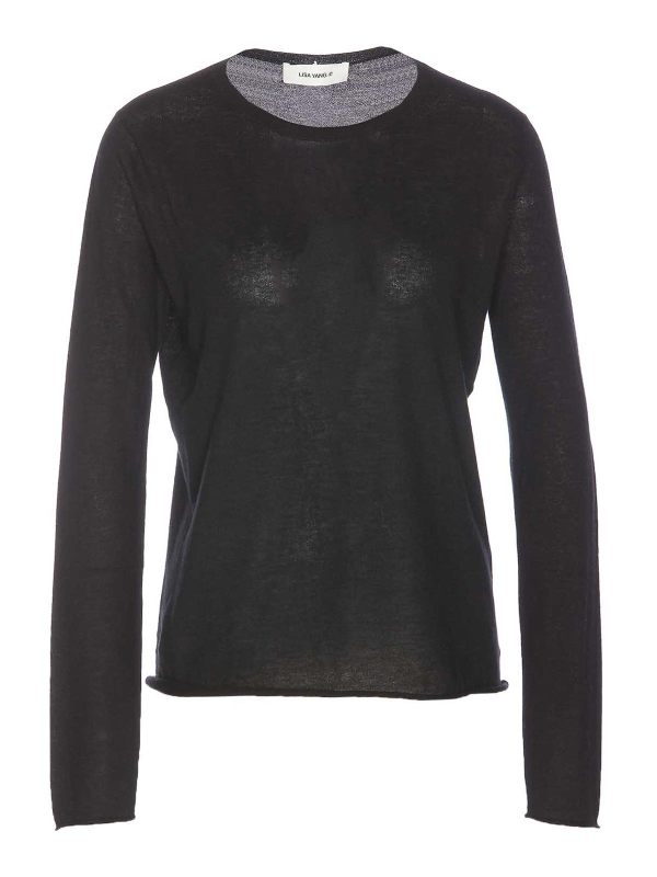 Lisa Yang Pull Col Rond - Noir