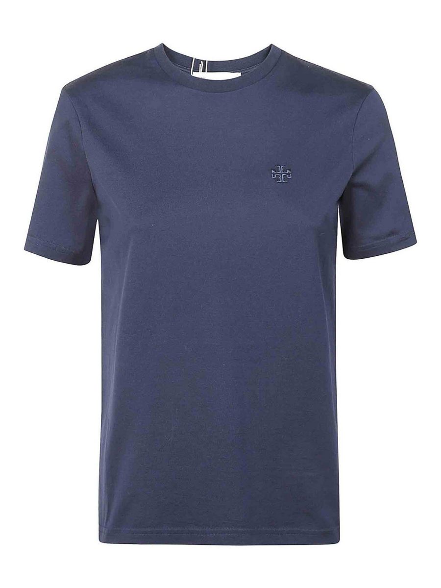 Tory Burch T-Shirt - Bleu Foncé