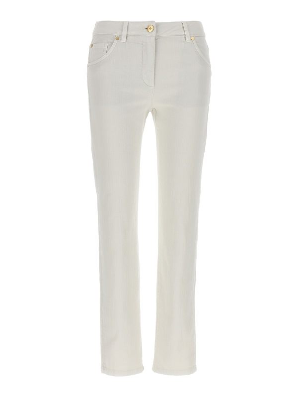 Brunello Cucinelli Jean Skinny - Blanc