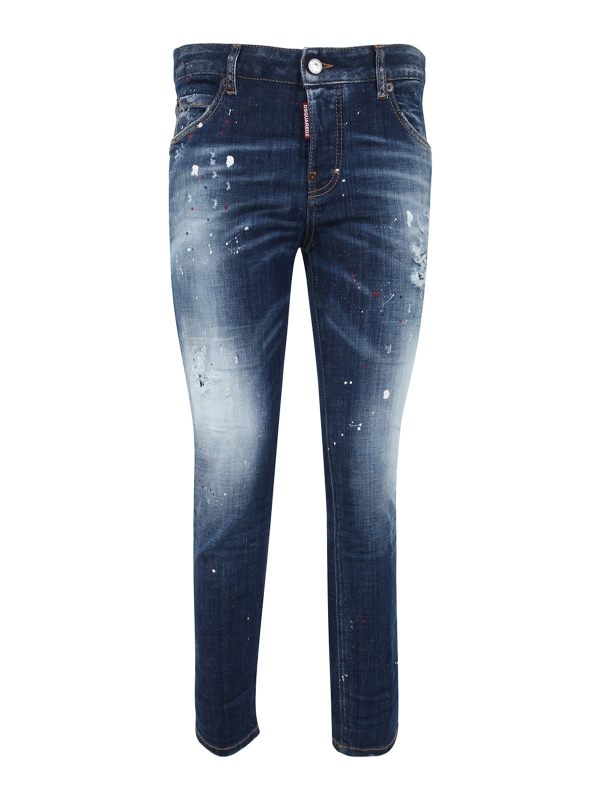 Dsquared2 Jean Droit - Bleu