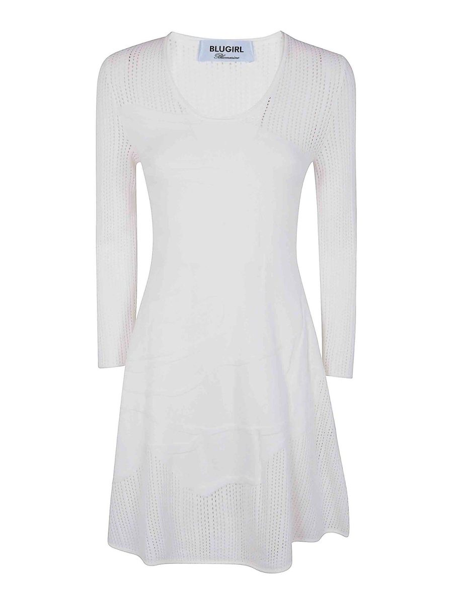 Blugirl Robe Courte - Blanc