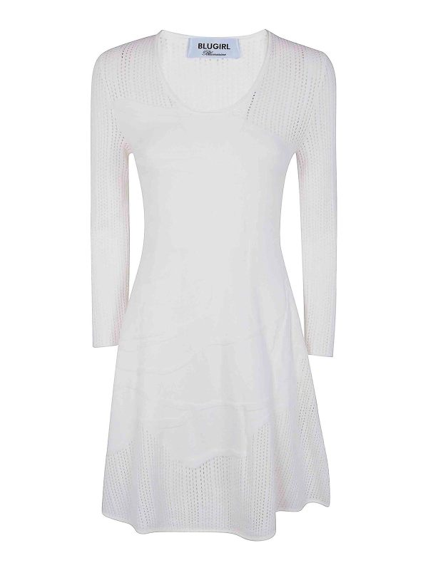 Blugirl Robe Courte - Blanc