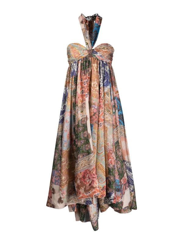 Zimmermann Robe Au Genou - Marron