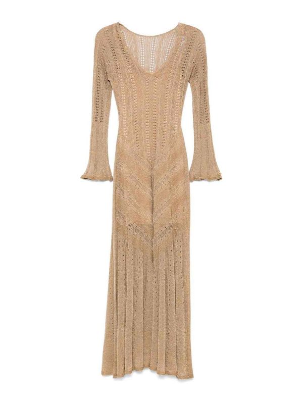Twinset Robe De Soirée - Or